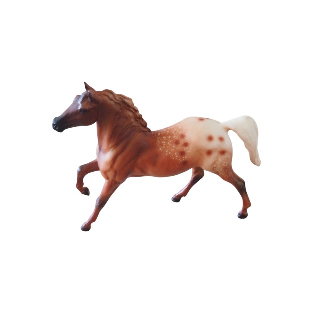 Breyer Spotted Horse Brown White Appaloosa Figurine 9 Inch Male